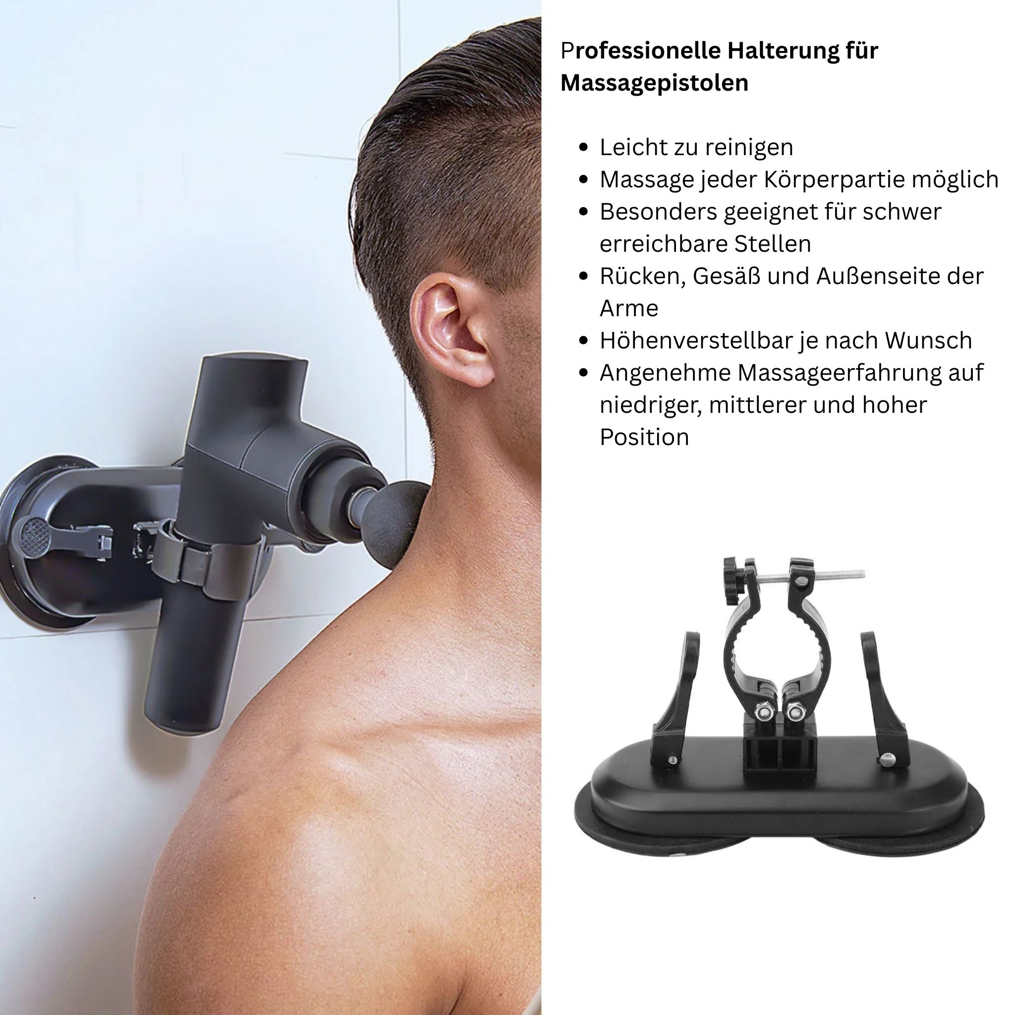 Massagepistolen-Halterung