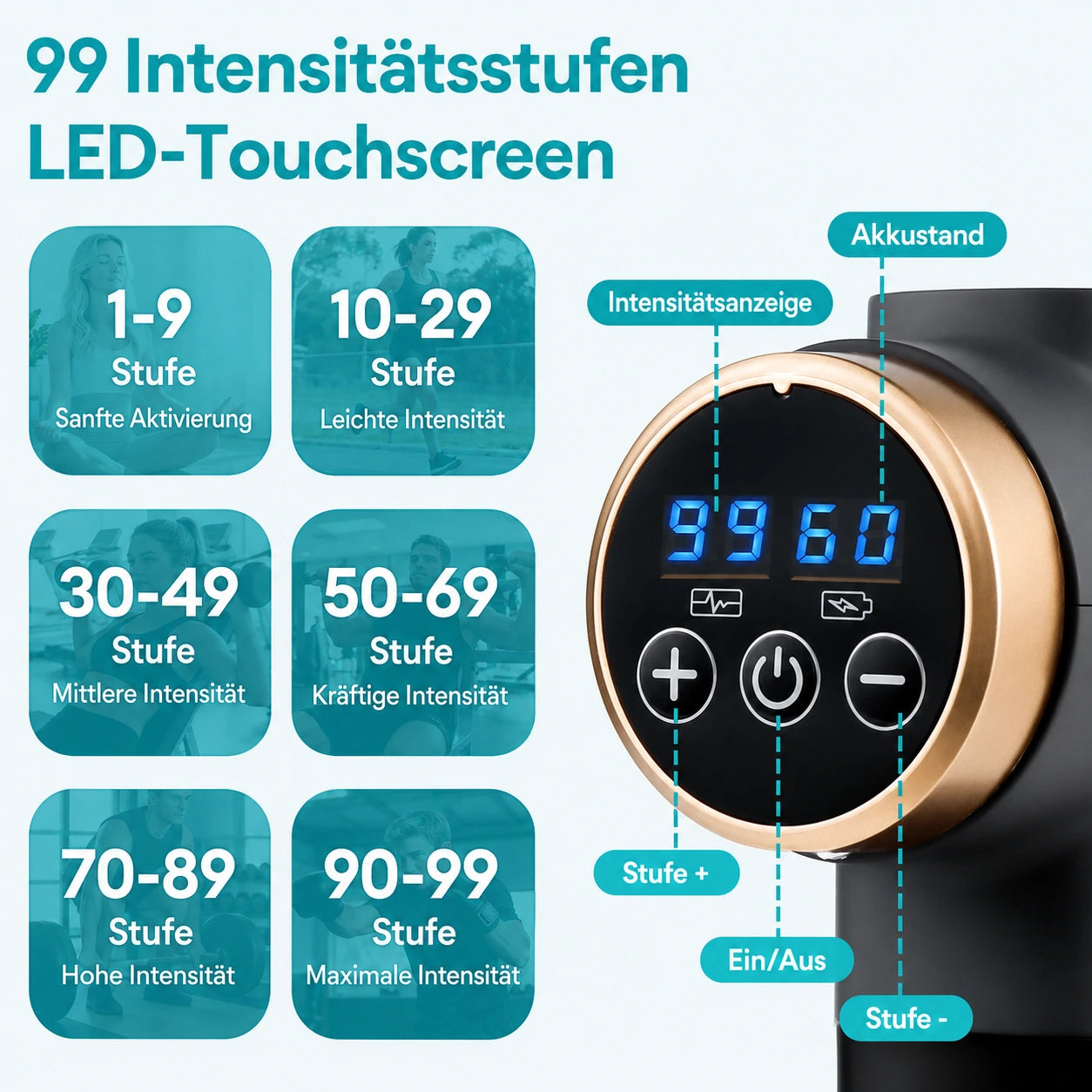 Massagepistole 11-in-1