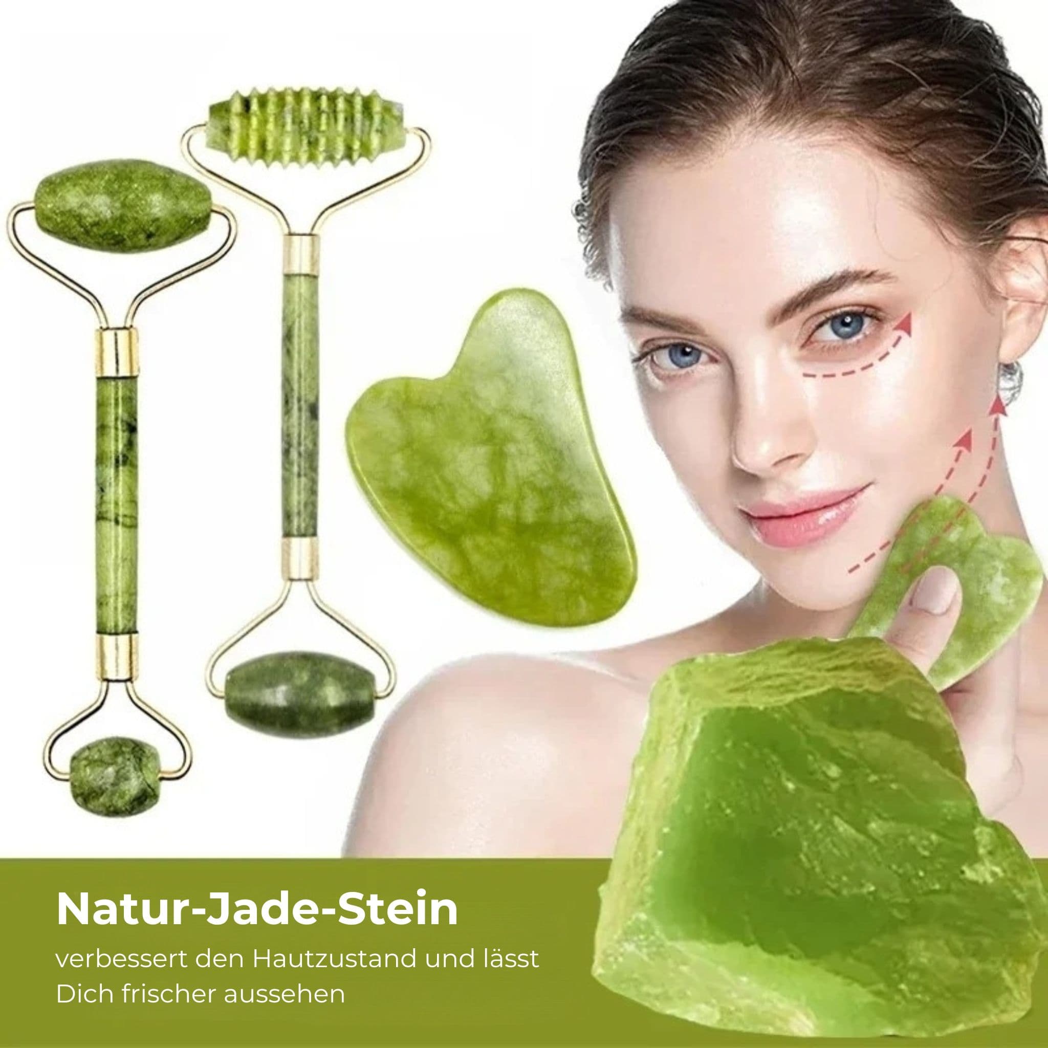 Jade Roller & Gua Sha Set